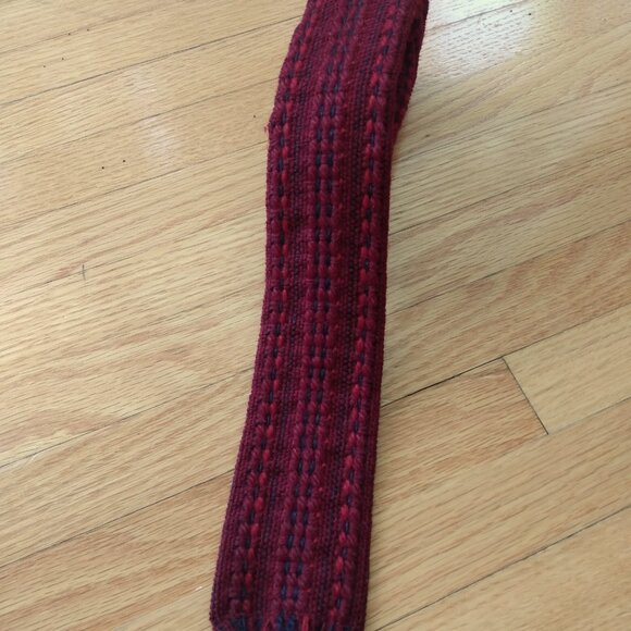 Vintage Handwoven Pure Wool Tie Maria Svatina Made in Canada - Picture 2 of 12